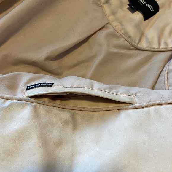 Members Only Faux Leather Bomber Jacket, size Medium - Picture 8 of 11